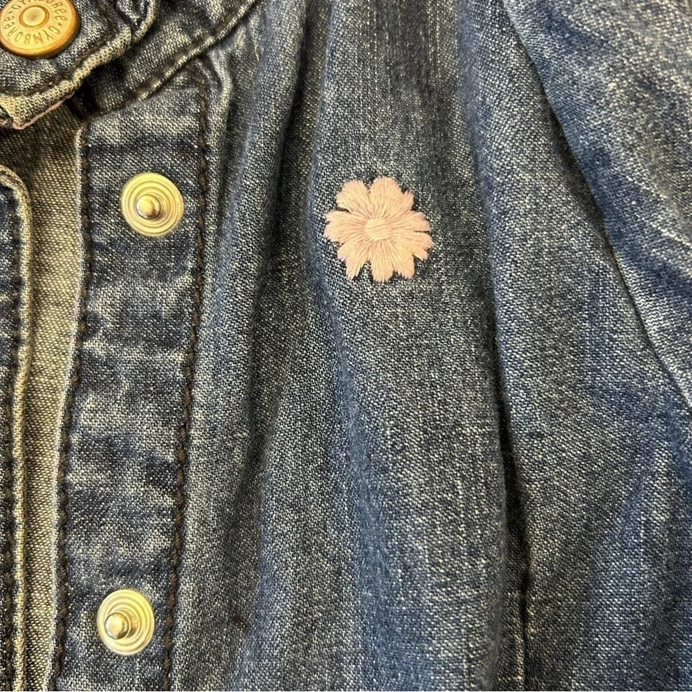 GYMBOREE Denim Long Sleeve Dress